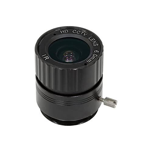 Arducam 렌즈 라즈베리 파이 HQ 카메라, 와이드 앵글 CS-Mount 렌즈, 6mm 포칼 Length 수동 포커스