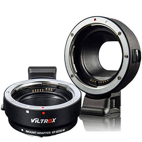 VILTROX EF-EOS M 렌즈 어댑터 전자제품 오토 포커스 컨버터, 변환기 캐논 EOS EF/ EF-S 렌즈 to 캐논 EF-M 마운트 카메라 EOS M M100 M50 M3 M10 M6 M5 Mark II M200