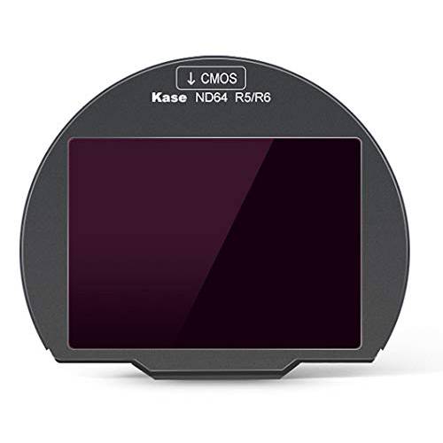 Kase Clip-in 필터 ND64 6 스탑 전용 캐논 EOS R5 R6 카메라