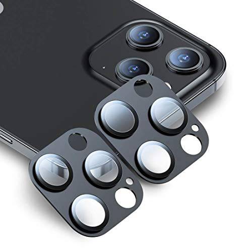 SaharaCase ZeroDamage FlexiGlass HD 카메라 렌즈 보호 [2-Pack] 아이폰 12 프로 맥스 6.7” (2020) Anti-Scratch& Anti-Fingerprint 간편 설치