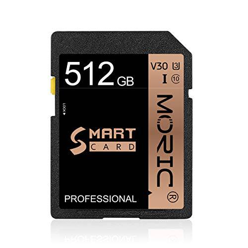 512GB SD 카드 메모리 카드 플래시 메모리 카드 Class 10 고속 세큐리티 디지털 메모리 카드 블로거, 영화제작자,  사진작가&  컨텐츠 Curators(512GB)