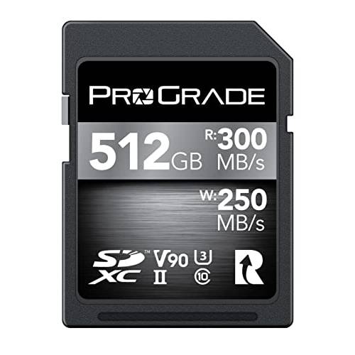 ProGrade 디지털 SDXC UHS-II V90 300R 메모리 카드 (512GB)