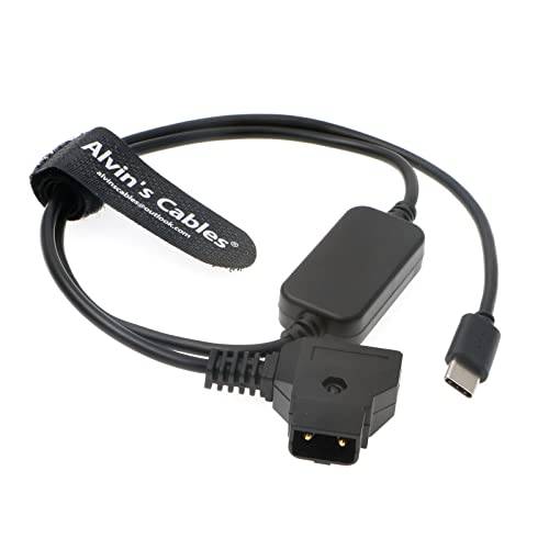 USB-C 5V 2A 파워 케이블 블랙매직 디자인 마이크로 컨버터, 변환기 D-tap to Type-C 케이블 Alvin’s 케이블 60cm|24inches