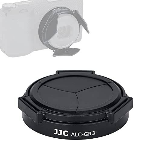 GR3 오토 렌즈 캡, GR III 캡, JJC ALC-GR3 오토 렌즈 캡 오픈&  클로즈 자동으로 GRIII 렌즈 캡, 호환가능한 Ricoh GRIII GR 3 카메라