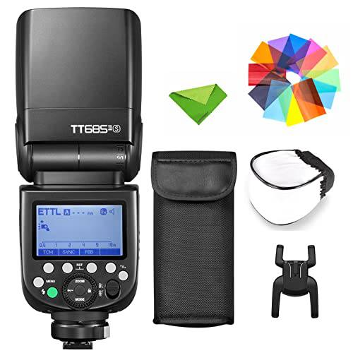 Godox TT685IIS TT685II-S TTL 플래시 소니 스피드라이트 스피드라이트 카메라 플래시, HSS 1/ 8000s GN60 2.4G 무선 전송 카메라 플래시 스피드라이트 호환가능한 소니 DSLR 카메라 (업그레이드된 TT685-S)