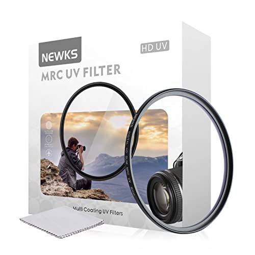 Newks 82mm MRC UV 프로텍트 필터, 16 Multi-Layer 코팅/ 하이 해상도// 방수/ 스크레치 방지 UV 필터 Nano-Coating, Ultra-Slim UV 필터 82mm 카메라 렌즈