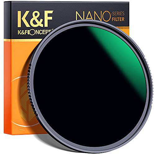 K& F Concept 105mm ND1000 (10-Stop 고정 중성 농도 필터) ND 렌즈 필터, HD 방수 슈퍼 슬림 28 Multi-Layer 코팅 글래스 Nano-X MRC 필터 카메라 렌즈