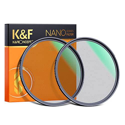 K& F Concept 77mm 블랙 디퓨전 1/ 4& 1/ 8 렌즈 필터 키트 (2 Pcs), 미스트 시네마틱 이펙트 필터 브이로그/ 비디오/ Portrait 이미지 28 Multi-Layer 코팅
