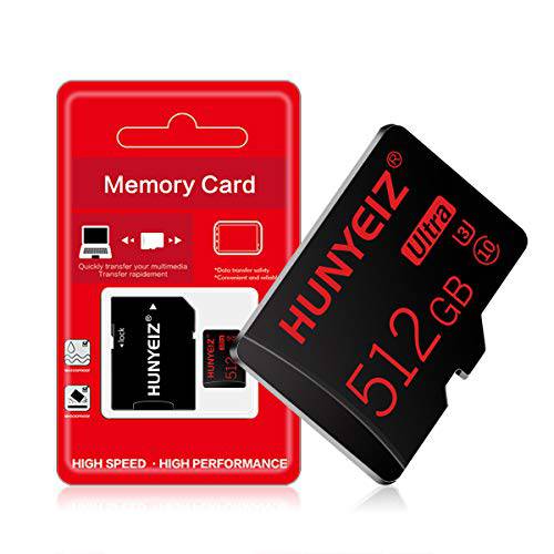 512GB 메모리 카드 Class 10 고속 울트라 마이크로 SD 카드 안드로이드 휴대폰/ PC/ 컴퓨터/ 카메라/ 드론