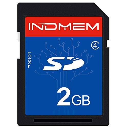 INDMEM 2GB SD 카드 Class 4 SLC 안전한 디지털 플래시 메모리 카드 2G