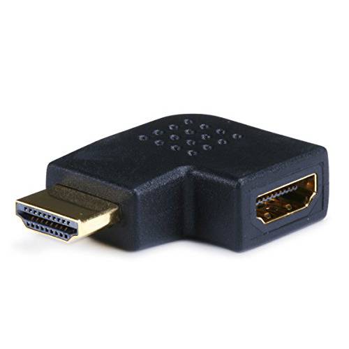 직각 HDMI Male to HDMI Female 포트 세이버,스토퍼 90 도 어댑터 by 마스터 케이블