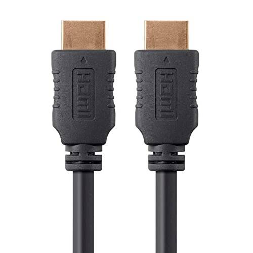 Monoprice 고속 HDMI 케이블 - 20 Feet - 블랙 (3-Pack) 4K@60Hz, HDR, 18Gbps, YCbCr 4:4:4, 26AWG - 셀렉트 시리즈