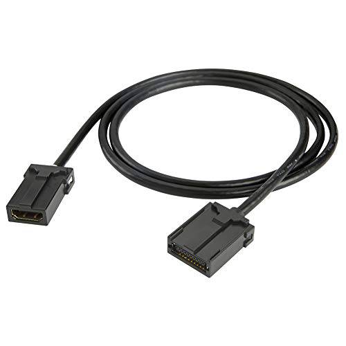 CableCreation HDMI 타입 E Male to 타입 A Female 연장 비디오 오디오 케이블 자동차 연결 시스템 등급 커넥터 현대 H1 자동차 3.3ft 블랙