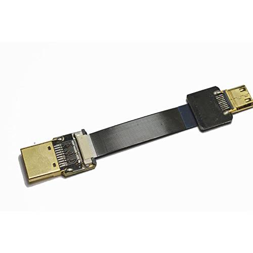 숏 슬림 플랫 HDMI FPV HDMI 케이블 미니 HDMI 스트레이트 to 스탠다드 HDMI 풀 HDMI 표준 HDMI 스트레이트 HDMI male 리그 짐벌 캐논 5D3 5D2, 파나소닉 루믹스 GH3 GH2, 소니 nex 5N 5T 5R 7N 10CM