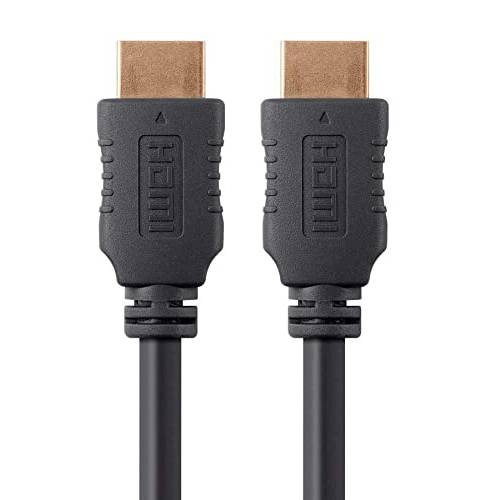 Monoprice 고속 HDMI 케이블 - 25 Feet - 블랙 (3-Pack) 4K@60Hz, HDR, 18Gbps, YCbCr 4:4:4, 26AWG - 셀렉트 시리즈