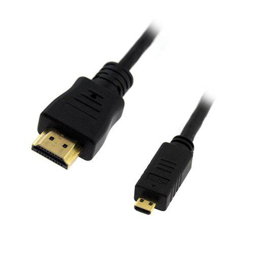 Mizar 마이크로 HDMI to HDMI Male 케이블 -6ft Cisco 플립 비디오 UltraHD 3rd 세대