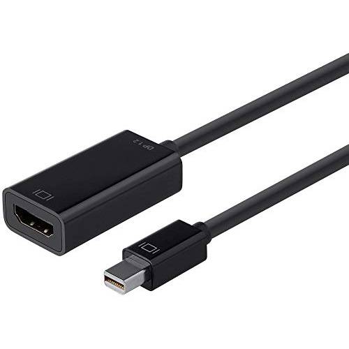 Monoprice 미니디스플레이포트, 미니 DP 1.2a/  썬더볼트 to 4K HDMI 패시브 어댑터, 블랙 (112795)