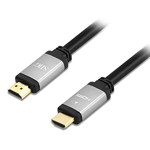 SIIG 4K 고속 HDMI 케이블 - 4ft, HDMI 2.0 케이블, 지원 하이 해상도 up to 4K@60Hz, HDCP 2.2, HDR (CB-H20S11-S1)