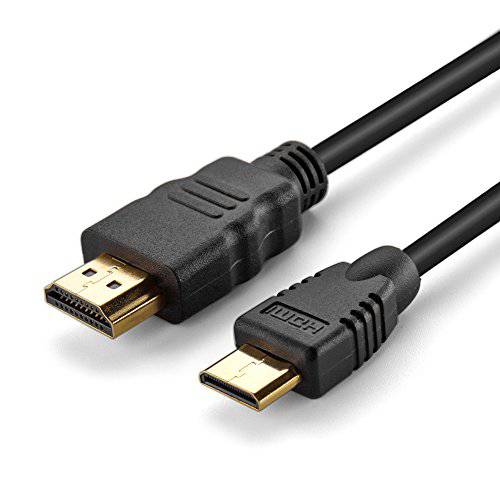 TNP 미니 HDMI to HDMI 케이블 (10 ft) 어댑터 - 고속 비디오 오디오 AV HDMI Male C to Male A 프리미엄 커넥터 컨버터, 변환기 어댑터 케이블 지원 3D, ARC