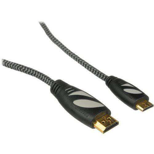 Pearstone 액티브 Braided 고속 미니 HDMI to HDMI 케이블  이더넷 - 15’