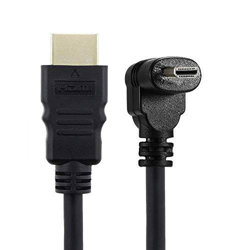 다운 앵글드 90 도 마이크로 HDMI to HDMI Male HDTV 케이블  휴대폰, 스마트폰&  태블릿, 태블릿PC&  카메라