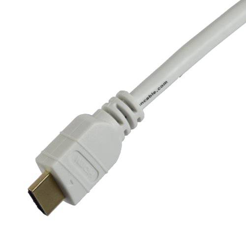 Tartan 케이블 3 Foot 화이트 고속 HDMI 케이블 이더넷, 28 AWG, 브랜드