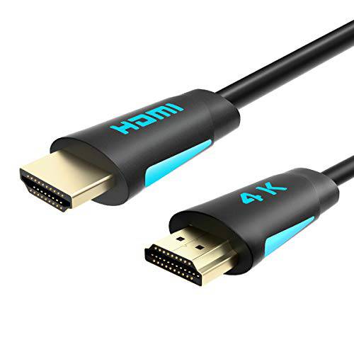 HDMI 케이블 5ft-2 팩， TESmart HDMI 2.0 고속 18 Gbps, 4K@60Hz 4:4:4, 3D, 이더넷, Arc, HDR, 듀얼 뷰, Dolby, 5ft, 24K 금도금 Connector-Black, 호환가능한 UHD TV, Blu-ray, PS4, PS3, PC