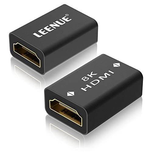 LEENUE HDMI 커플러 8K Female to Female HDMI 케이블 2 팩