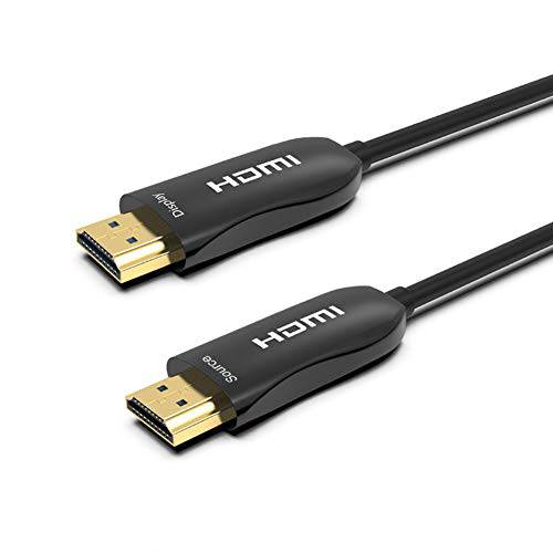 High-Speed 4K 파이버 Optic HDMI 케이블 150 Feet (18.2 Gpbs - 4k/ 60Hz), 지원 이더넷, 3D, 4K 60Hz Dobly 비전 HDR10, HDCP2.2, 4:4:4 and ARC HDMI 2.0