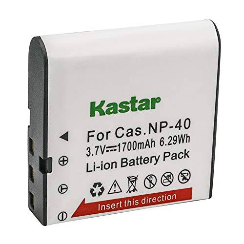 Kastar NP-40 배터리 교체용 Cas Exilim EX-Z1050 EX-Z750, 코닥 LB-060 AZ521 AZ361 AZ501 AZ522 AZ362 AZ526, HP D3500 SKL-60 V5060H V5061U and SUN06 YCO6 풀 HD 휴대용 카메라