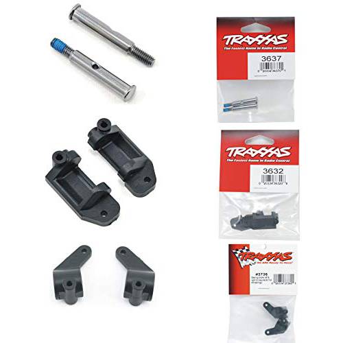 Pair of Traxxas 조타 and 캐스터 차단 with Stub Axles for 2WD Slash 스탬피드 러스터 or 밴디트