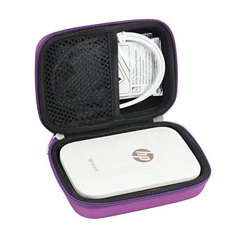 Hermitshell 하드 EVA 여행용 케이스 for HP 스프로켓 휴대용 Photo 프린터 (Purple)