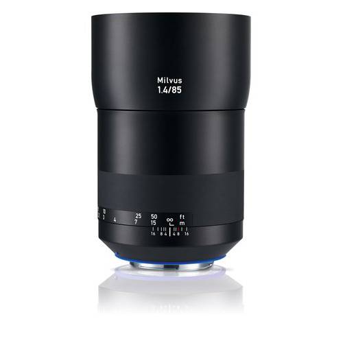 Zeiss 85mm f/ 1.4 Milvus ZE 렌즈 for 캐논 EOS DSLR Cameras, Black, Model: 2096-561