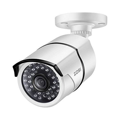 ZOSI 2.0MP FHD 1080p 1920TVL 보안카메라, CCTV 아웃도어 실내 (Hybrid 4-in-1 HD-CVI/ TVI/ AHD/ 960H 아날로그 CVBS), 36PCS LEDs, 100ft IR 나이트 Vision, Weatherproof Surveillance CCTV Bullet 카메라 하우징