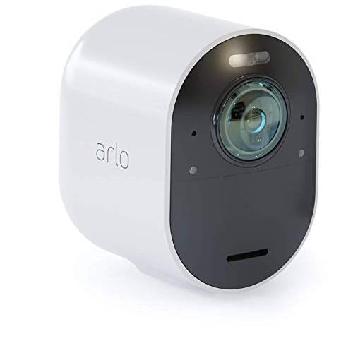 Arlo 울트라 - 4K UHD Wire-Free 세큐리티 Add-on 카메라 |Indoor/ 아웃도어 with 컬러 나이트 Vision, 180° 전망 | 필요 an 울트라 SmartHub, sold 별도 | 공장 with Alexa and 홈킷 | (VMC5040)