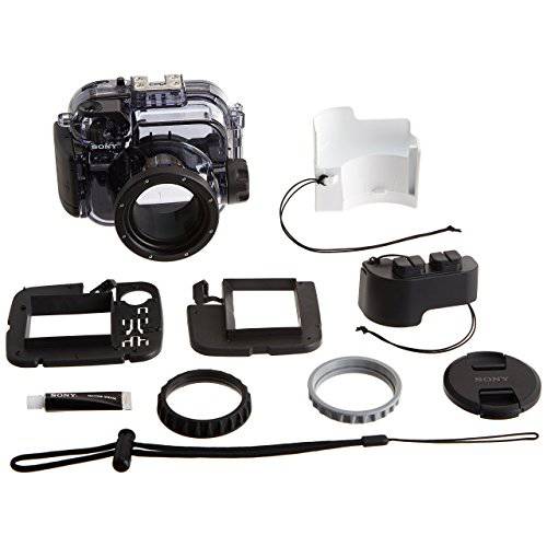 소니 RX100 Underwater 하우징 for RX100-series 카메라 Underwater 카메라 Housing, 투명 (MPK-URX100A)