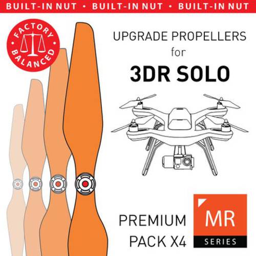 MAS Upgrade 프로펠러 for 3DR Solo with Built-in 견과, 견과류 in 주황색 - x4 in 세트