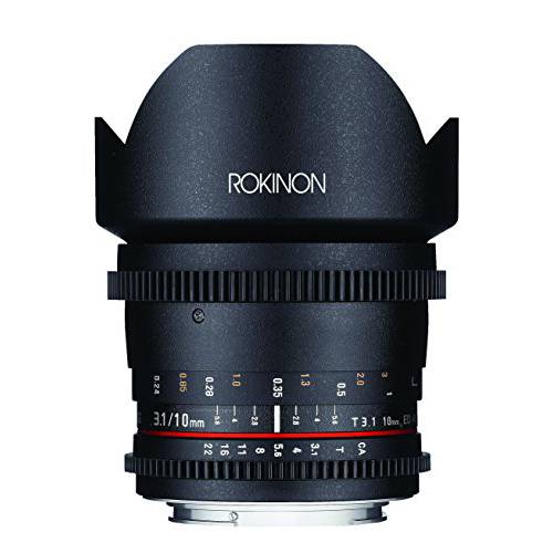 Rokinon DS10M-MFT 10mm T3.1 Cine 와이드 앵글 렌즈 for 올림푸스 and 파나소닉 미니 Four Thirds