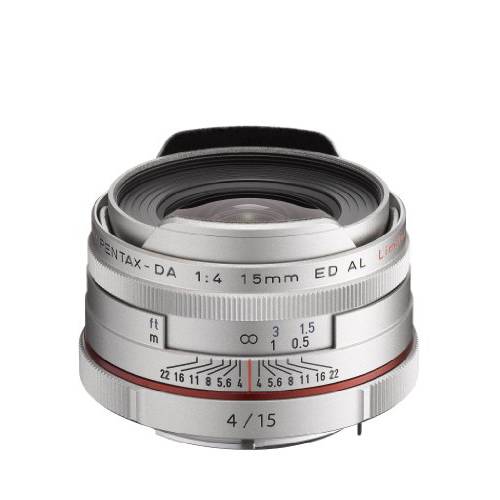 Pentax K-Mount HD DA 15mm f/ 4 ED AL Fixed 렌즈 for Pentax KAF 카메라 ( 제한된 Silver)