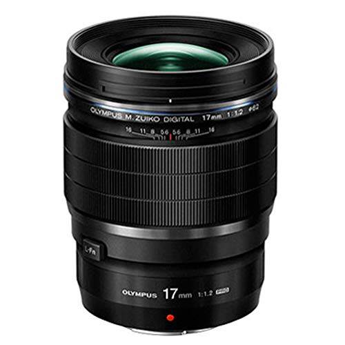 Olympus M.Zuiko 디지털 ED 17 mm F1.2 프로 Lens, 고속 Fixed Focal Length, Suitable for All MFT 카메라 (brandnameeng OM-D&  펜 Models, 파나소닉 G Series), Black