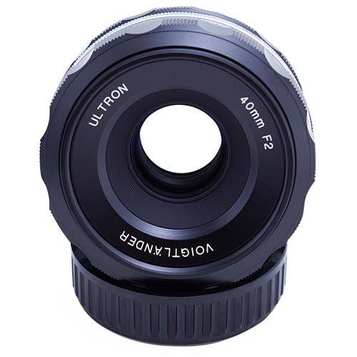 Voigtlander Ultron 40mm f/ 2 SL-II S Aspherical 컴팩트 수동 포커스 렌즈 for 니콘 - 블랙 Rim