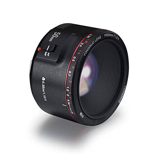 YONGNUO YN50mm F1.8 II 렌즈 라지 조리개 오토 포커스 렌즈 For 캐논 EF 마운트 EOS 카메라
