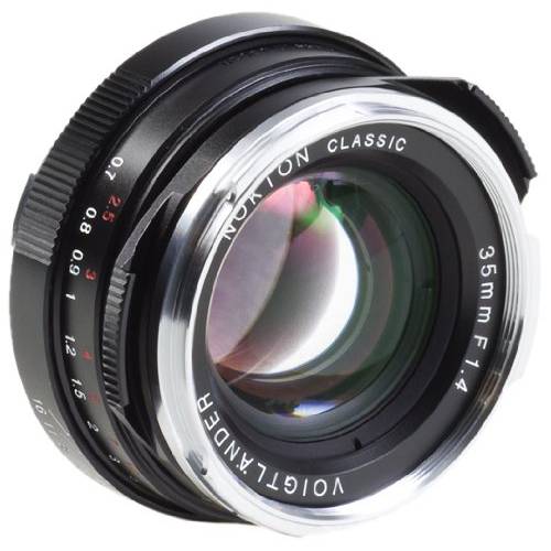 Voigtlander Nokton 35mm f/ 1.4 와이드 앵글 라이카 M 마운트 렌즈 - 블랙