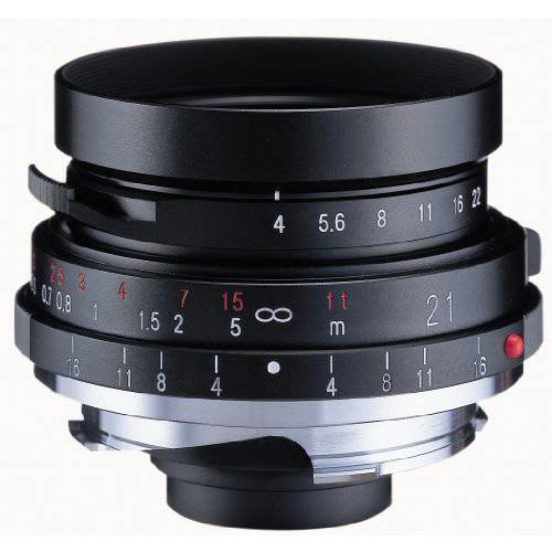 Voigtlander Color-Skopar 21mm f/ 4.0 팬케이크 렌즈 with 라이카 M 마운트 - 블랙