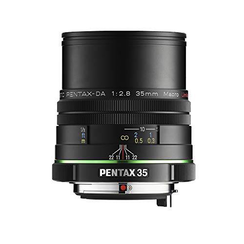 Pentax K-Mount HD DA 35mm f/ 2.8 Macro 35-35mm Fixed 렌즈 for Pentax KAF 카메라 (Limited Black)