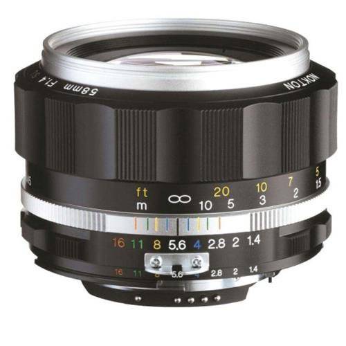 Voigtlander Nokton 58mm f/ 1.4 SL II S Ai-S Lens, 실버