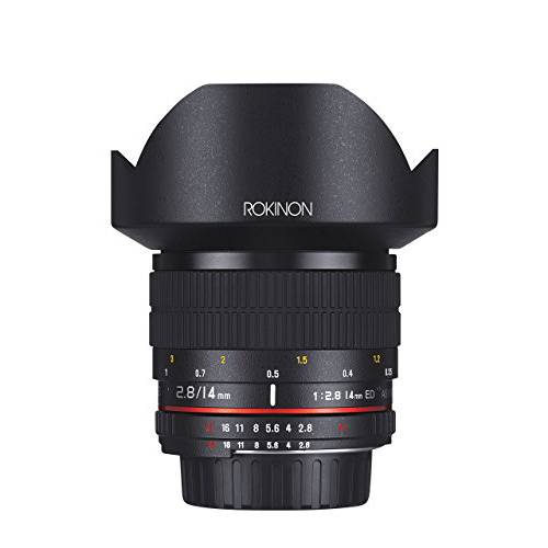 Rokinon 14mm f/ 2.8 IF ED UMC 초광각, 울트라와이드 앵글 Fixed 렌즈 w/ Built-in AE Chip for Nikon