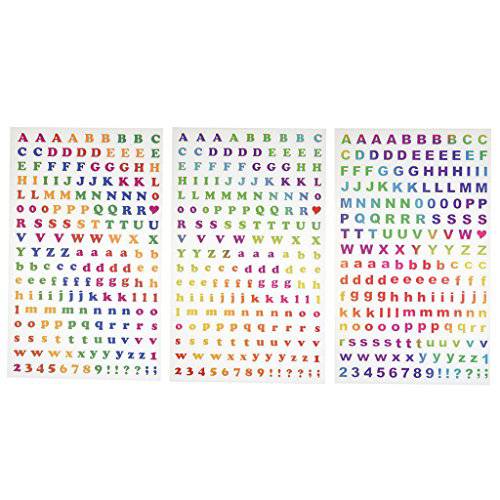 코닥 Colorful&  장식용 ABC Letetrs&  번호 스티커 for 2x3 사진용지, 인화지, 사진인화지,  Colorful
