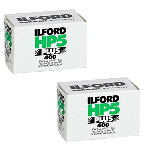Ilford 1574577 HP5 Plus, Black and White 프린트 Film, 35 mm, ISO 400, 36 Exposures (Pack of 2)