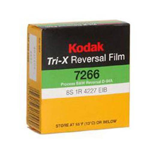 Kodak TXR-464 Tri-X Reversal Black& White, 무소음 매우 8 무비 필름, 50 Foot 카트리지, 필름 7266, ISO 200/ 160, 502-9046, *USA*